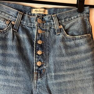 Madewell Blue High Rise Jeans with Vintage Wash
